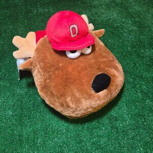 ❤️🩶OSU Ohio State University Buckeyes Plush Foot Warmer Pillow Slipper